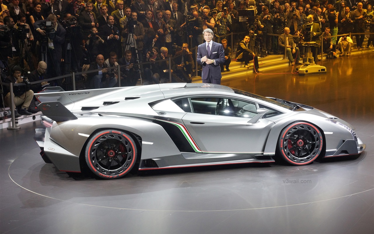 2013 Lamborghini Veneno 蘭博基尼Veneno豪華超級跑車高清壁紙 #14 - 1280x800