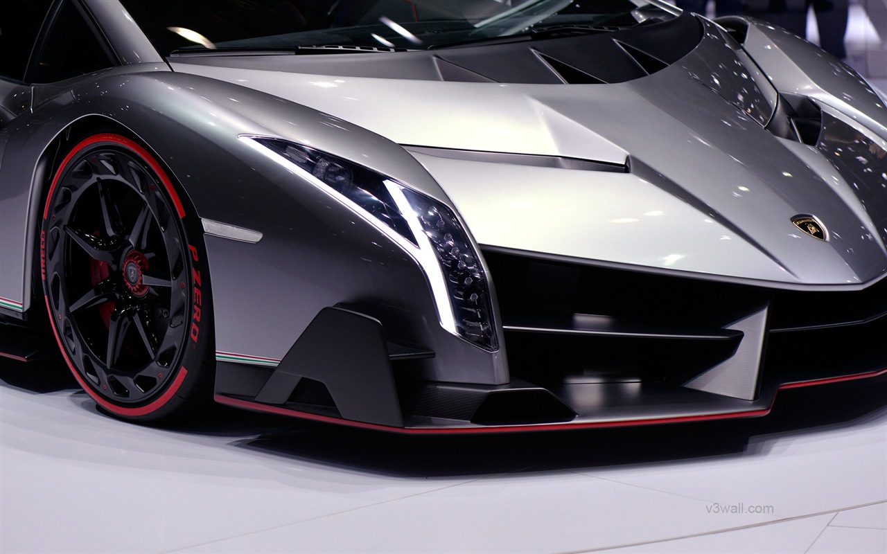 2013 람보르기니 Veneno 고급 supercar HD 배경 화면 #20 - 1280x800