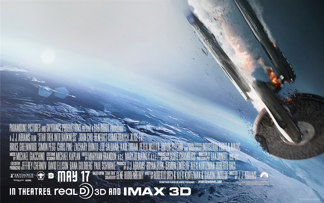 Star Trek Into Darkness 2013 星际迷航：暗黑无界 高清壁纸7 - 1280x800