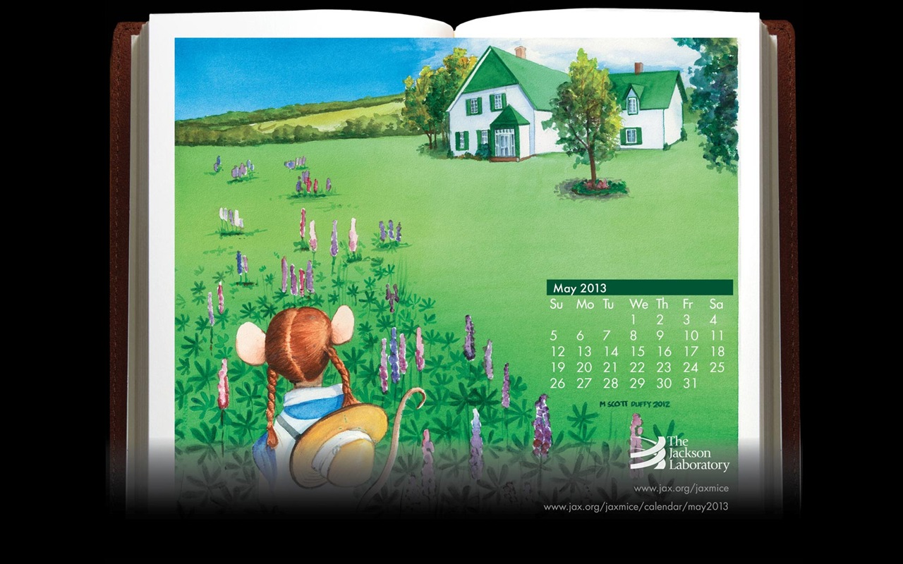 2013年5月 月曆壁紙(一) #8 - 1280x800
