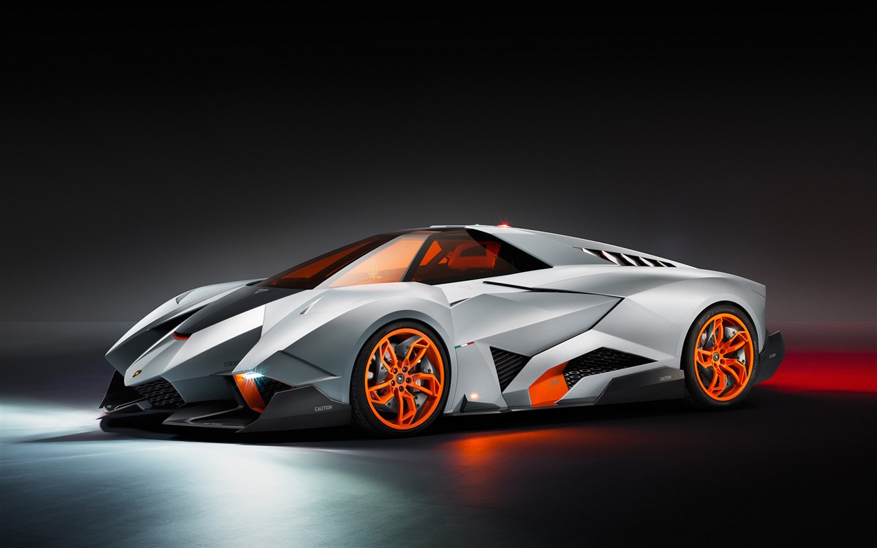 Lamborghini Egoista Konzept Supersportwagen HD Wallpaper #1 - 1280x800