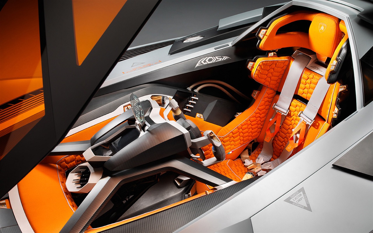 Lamborghini Egoista Konzept Supersportwagen HD Wallpaper #9 - 1280x800