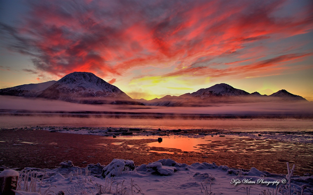 Windows 8 es el tema de fondo de pantalla: Alaska Paisaje #11 - 1280x800