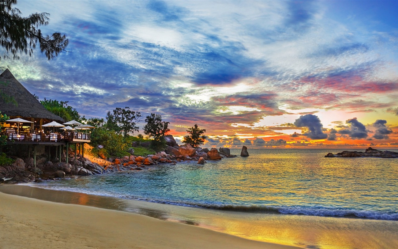 Seychelles Island nature landscape HD wallpapers #14 - 1280x800