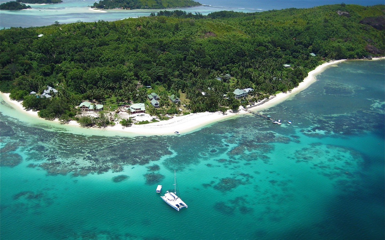 Seychely Ostrov terén HD tapety na plochu #16 - 1280x800