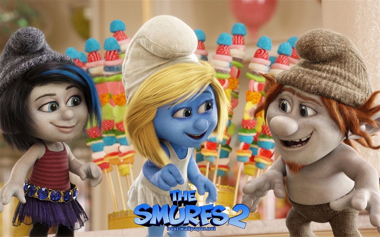 The Smurfs 2 藍精靈2 高清電影壁紙 #5 - 1280x800