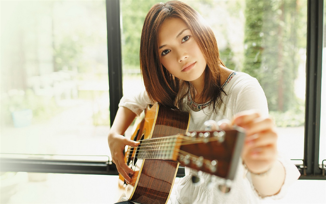 Japanese singer Yoshioka Yui HD wallpapers #1 - 1280x800