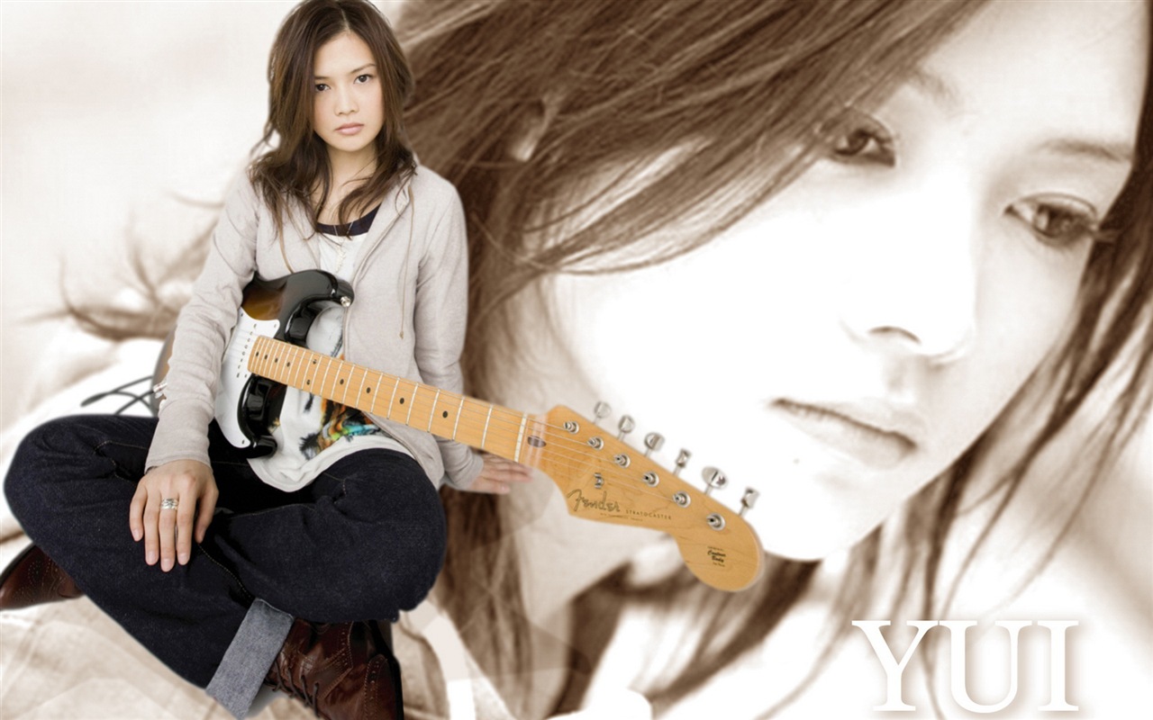 Japanese singer Yoshioka Yui HD wallpapers #12 - 1280x800