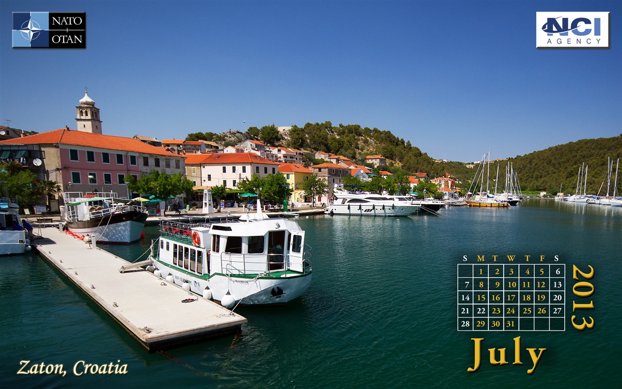 July 2013 calendar wallpaper (1) #2 - 1280x800