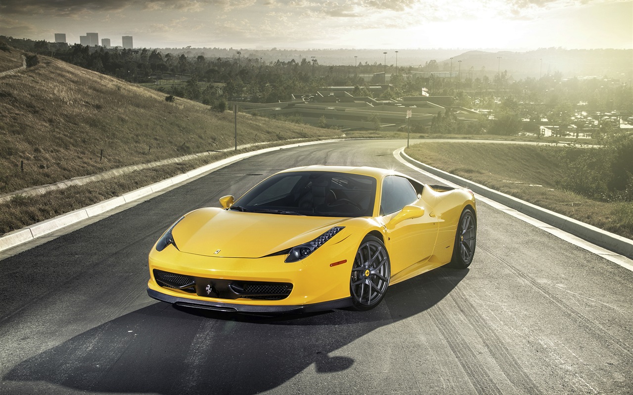 2013 Ferrari 458 Italia mit 458-V Supersportwagen HD Wallpaper #1 - 1280x800