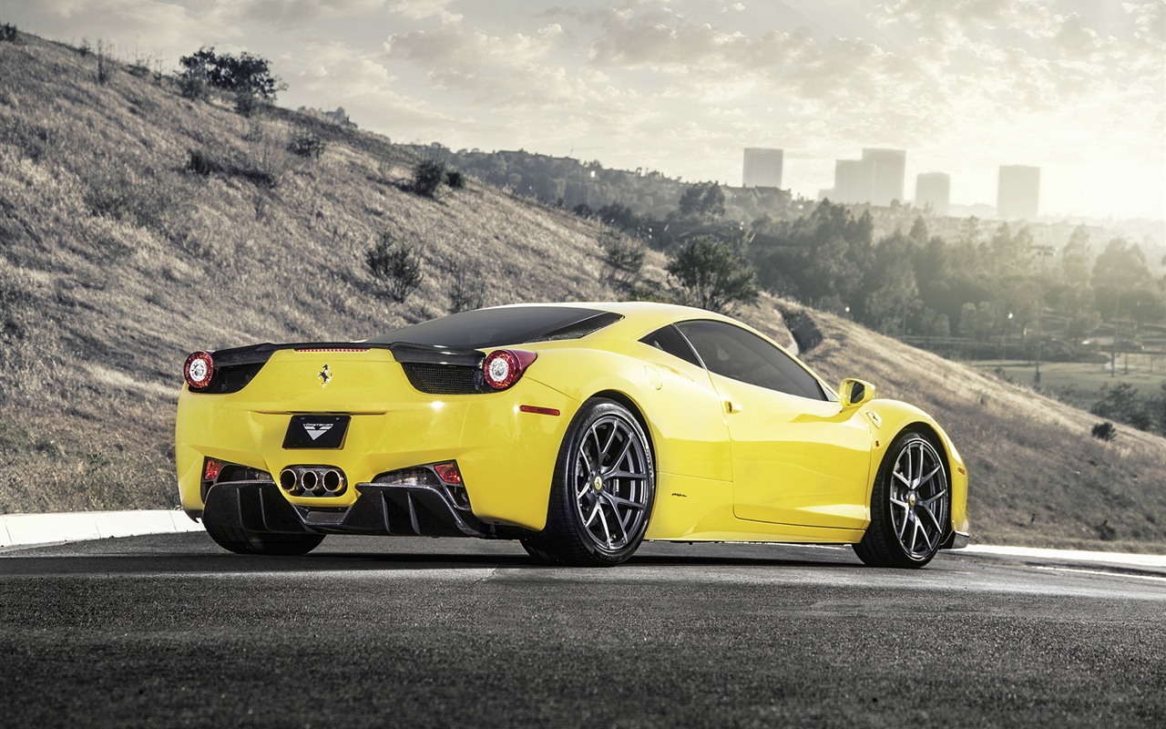 2013 Ferrari 458 Italia mit 458-V Supersportwagen HD Wallpaper #6 - 1280x800