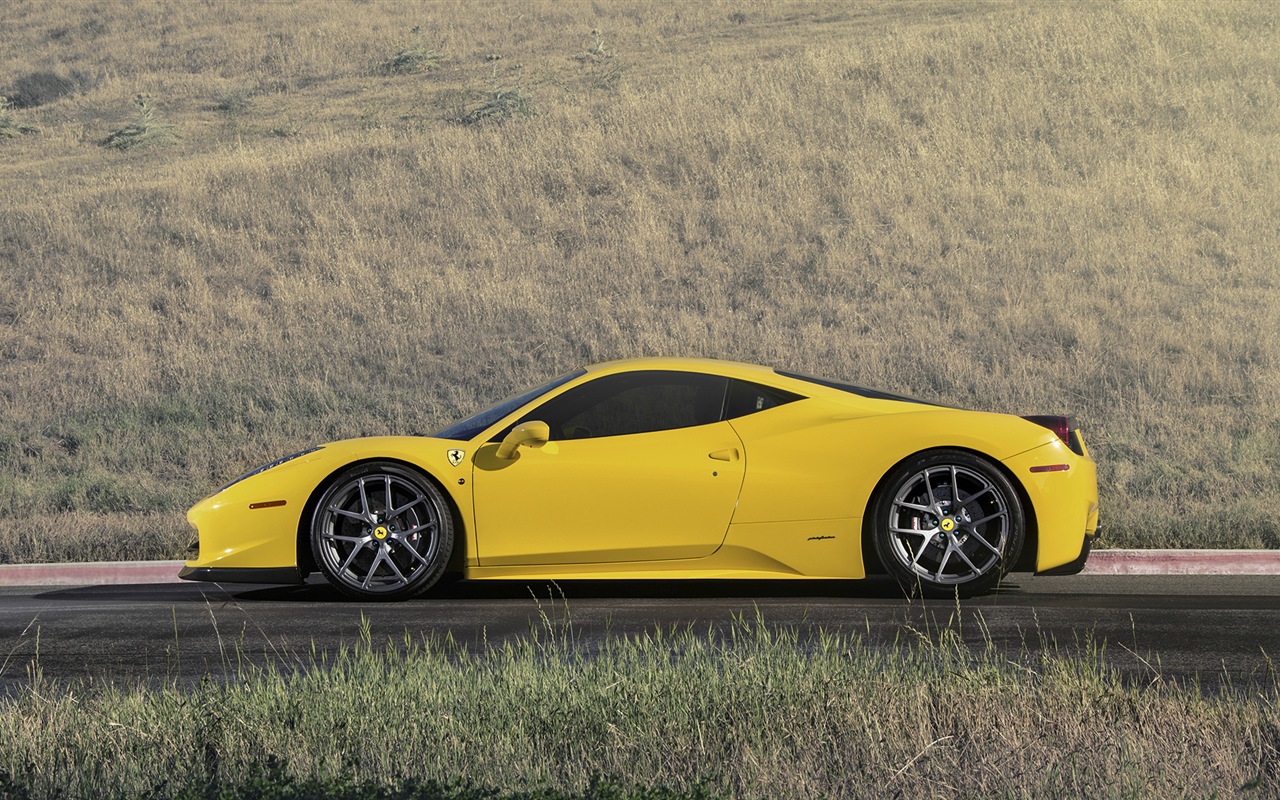 2013 Ferrari 458 Italia with 458-V 法拉利高清壁紙 #8 - 1280x800