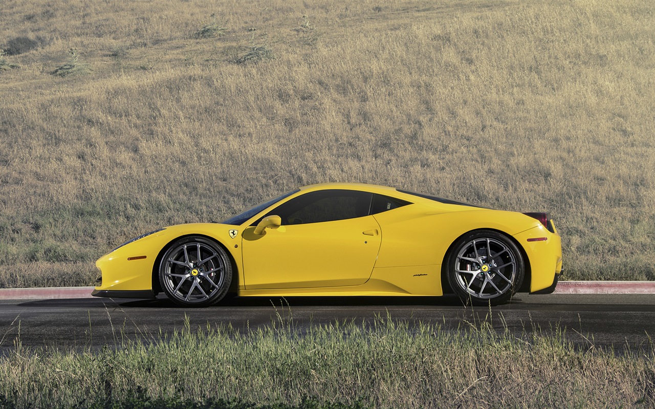 2013 Ferrari 458 Italia mit 458-V Supersportwagen HD Wallpaper #8 - 1280x800