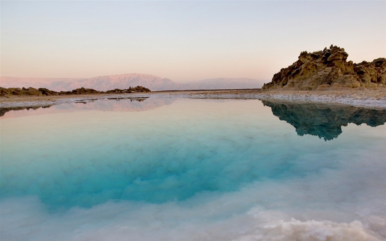 Dead Sea beautiful scenery HD wallpapers #2 - 1280x800