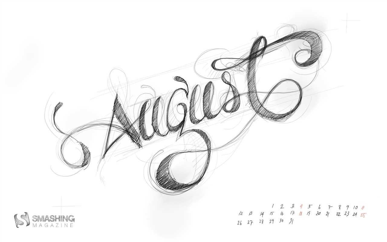 2013年8月 月曆壁紙(二) #5 - 1280x800
