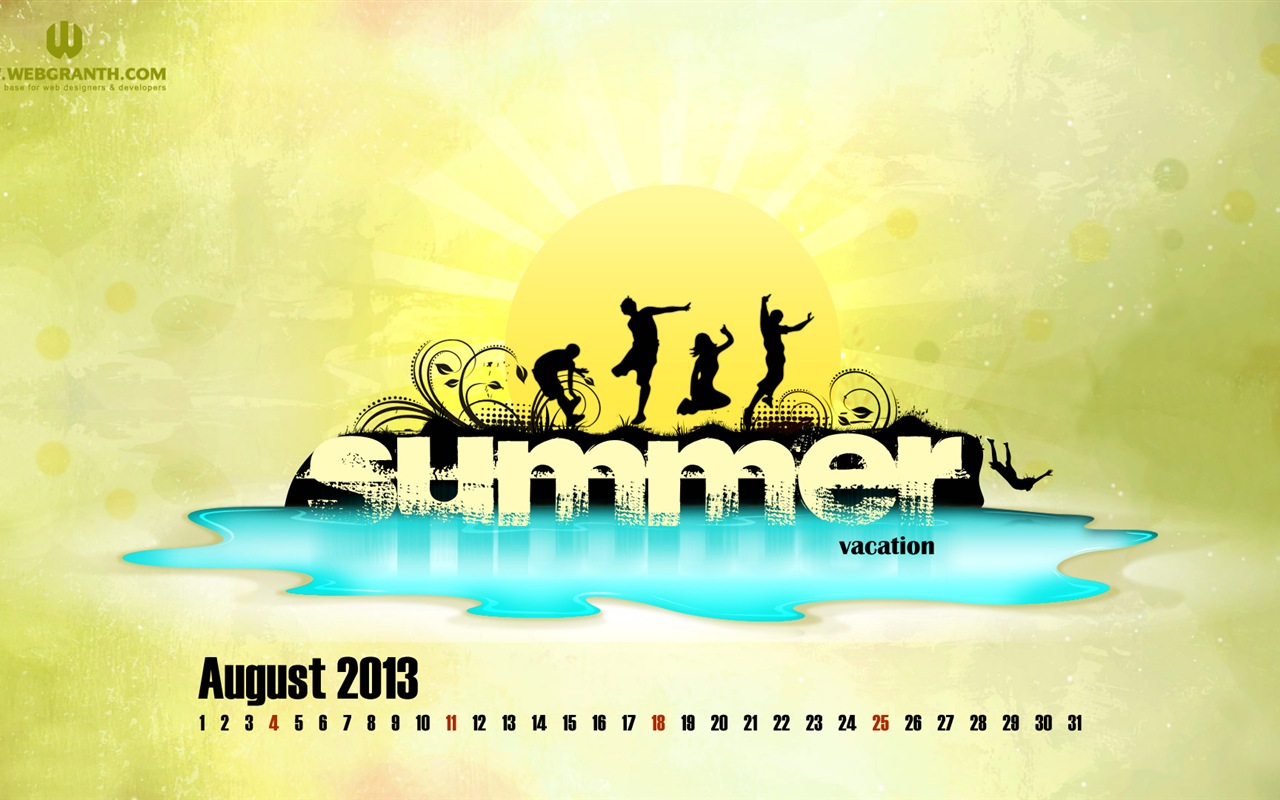 August 2013 calendar wallpaper (2) #20 - 1280x800