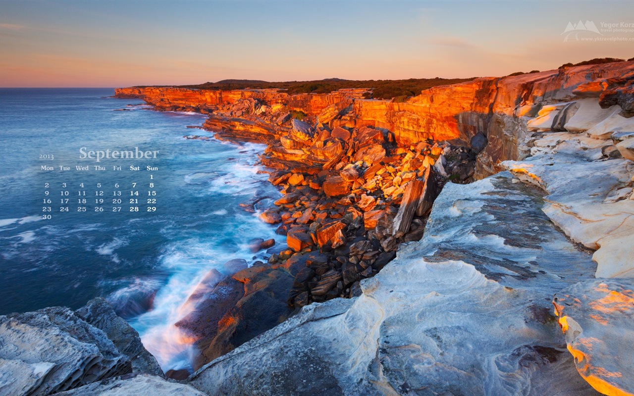 September 2013 Kalender Wallpaper (1) #1 - 1280x800