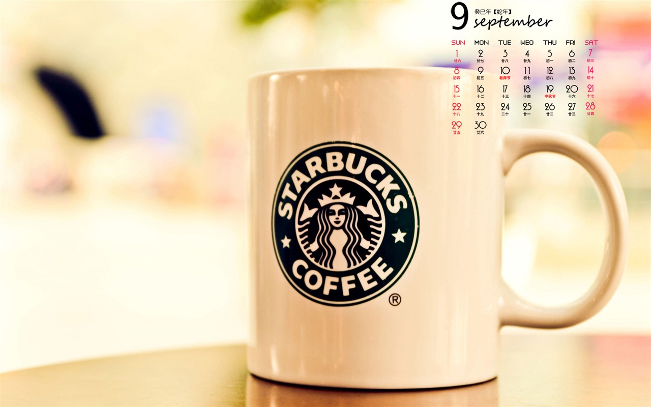 September 2013 Kalender Wallpaper (1) #19 - 1280x800