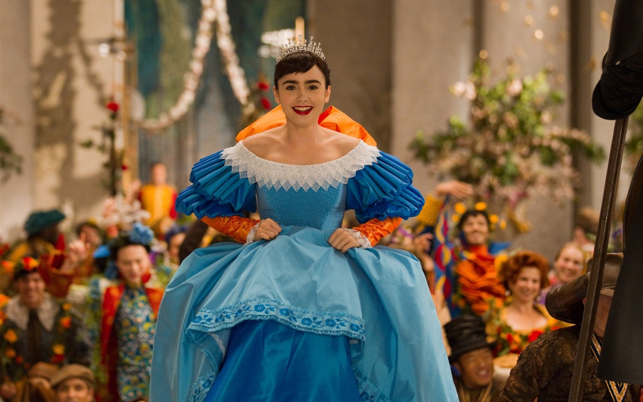Lily Collins krásné Tapety na plochu #16 - 1280x800