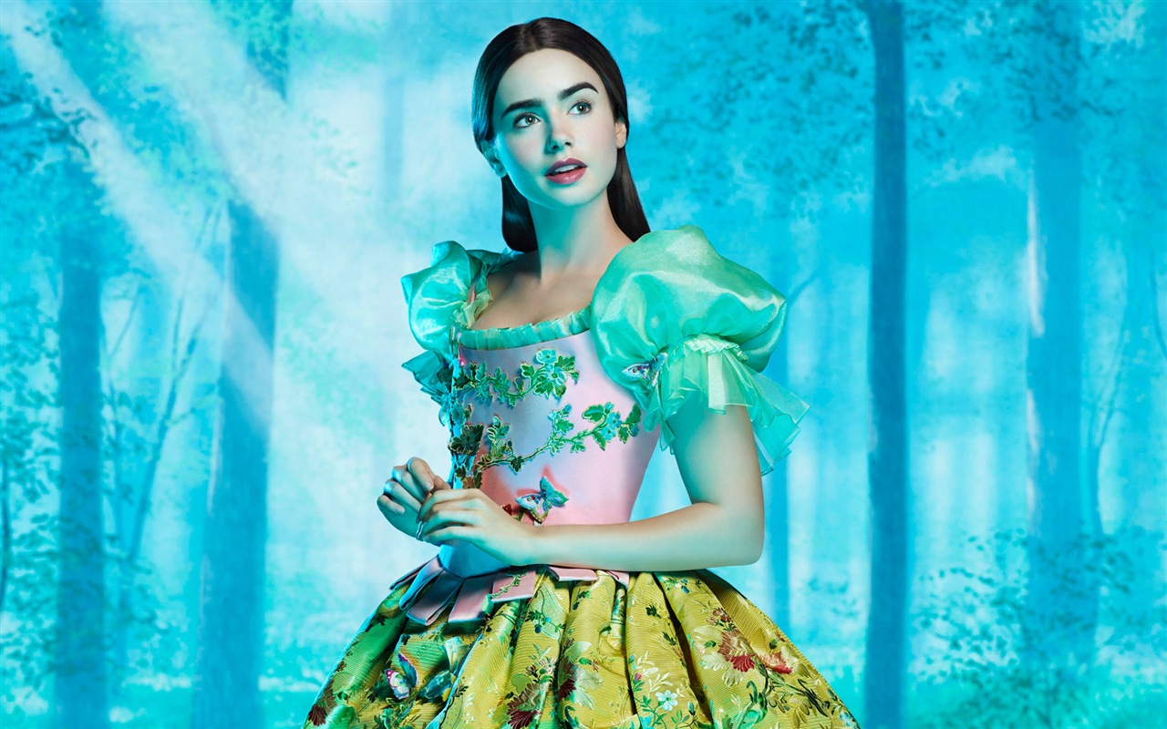 Lily Collins hermosos fondos de pantalla #17 - 1280x800