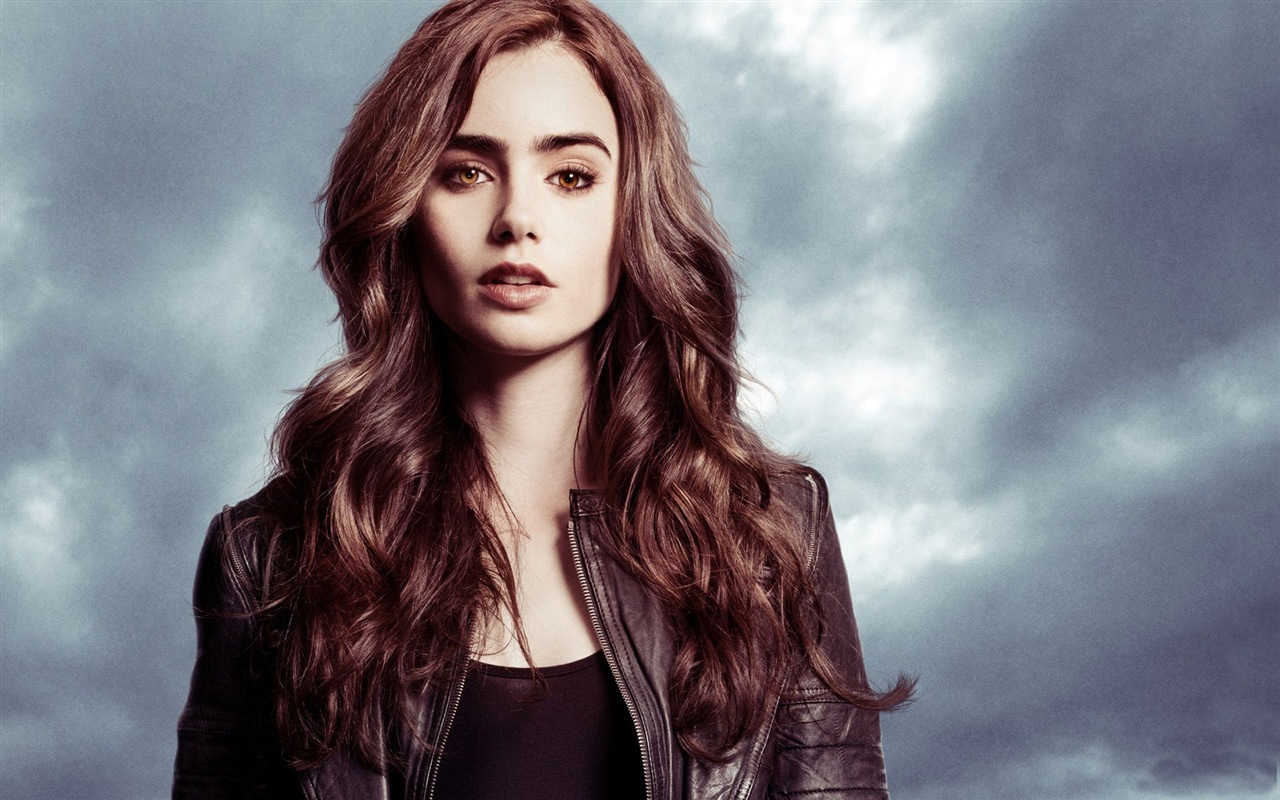 Lily Collins hermosos fondos de pantalla #18 - 1280x800