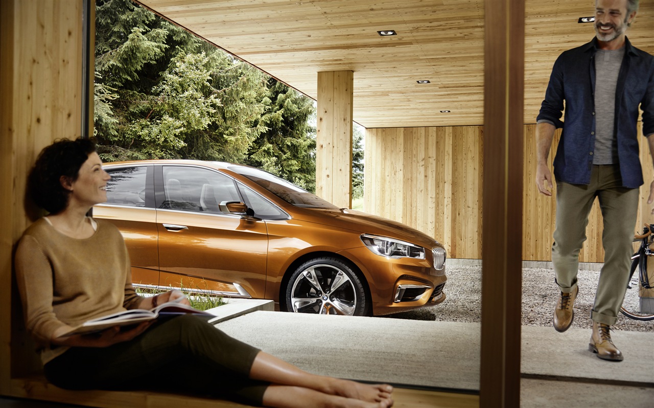 2013 BMW Concept Active Tourer 宝马旅行车 高清壁纸3 - 1280x800