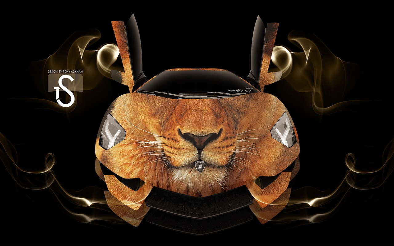 Creative fond d'écran de conception de voiture de rêve, Faune automobile #3 - 1280x800