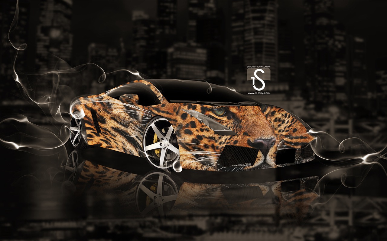 Creative fond d'écran de conception de voiture de rêve, Faune automobile #10 - 1280x800