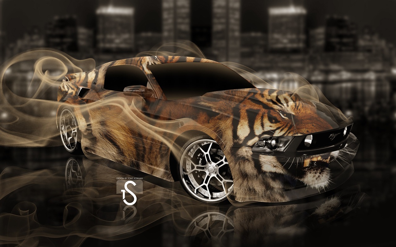 Creative fond d'écran de conception de voiture de rêve, Faune automobile #13 - 1280x800