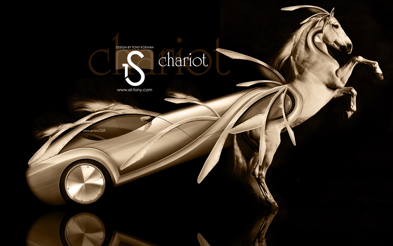 夢幻創意汽車設計壁紙，動物汽車 #19 - 1280x800