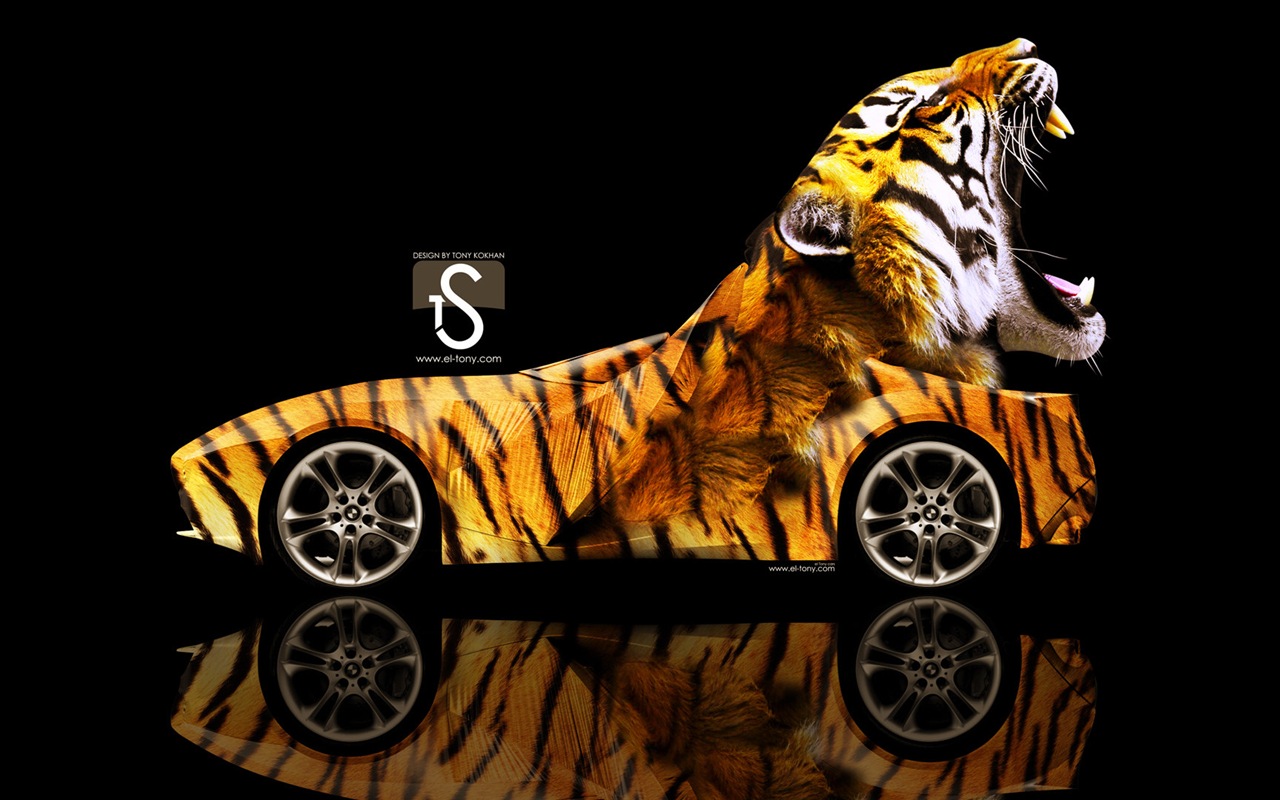 Creative fond d'écran de conception de voiture de rêve, Faune automobile #20 - 1280x800