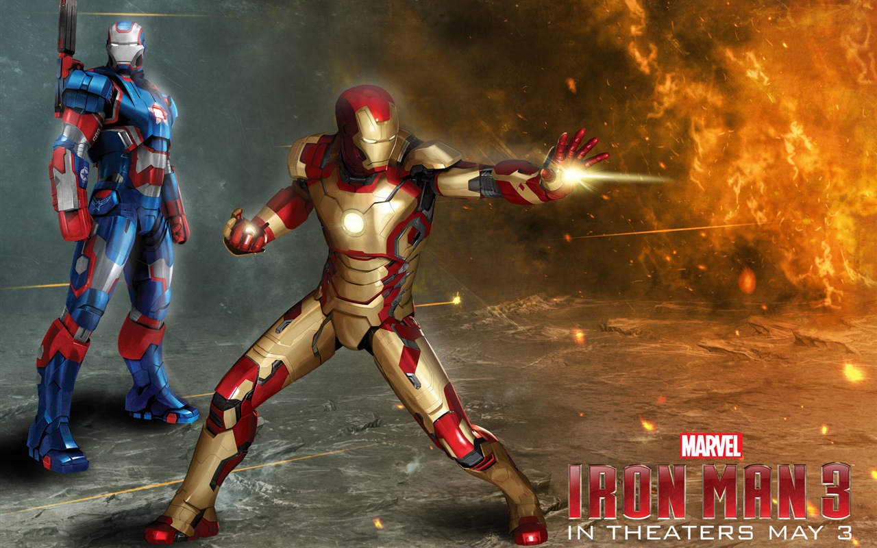 Iron Man 3 2013 鋼鐵俠3 最新高清壁紙 #7 - 1280x800