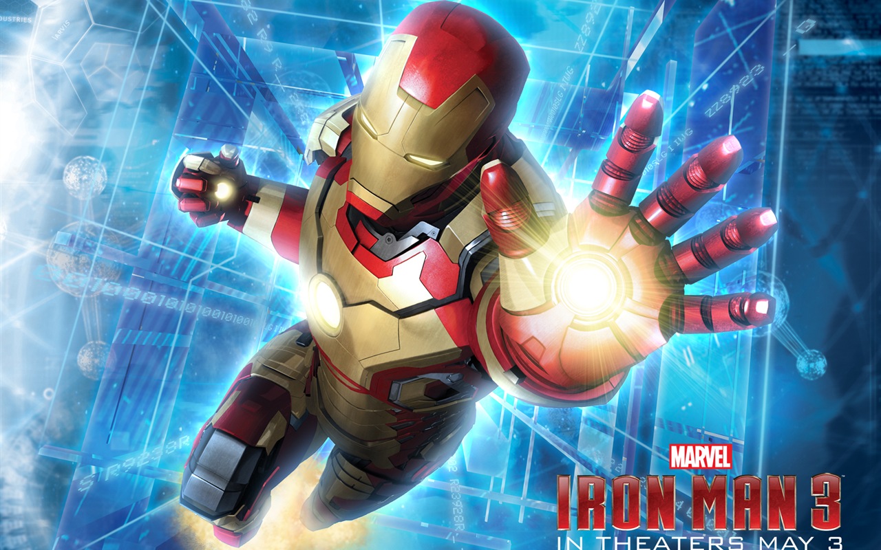 2013 Iron Man 3 nejnovější HD tapety na plochu #9 - 1280x800