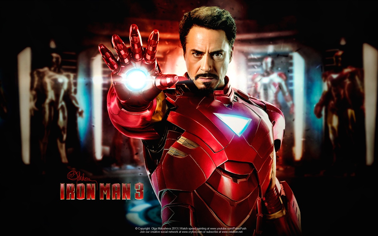 Iron Man 3 2013 鋼鐵俠3 最新高清壁紙 #11 - 1280x800