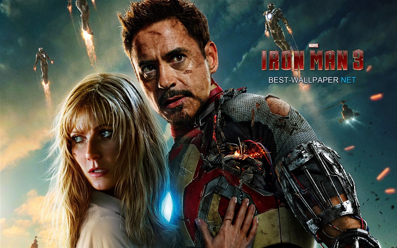 2013 Iron Man 3 nejnovější HD tapety na plochu #13 - 1280x800