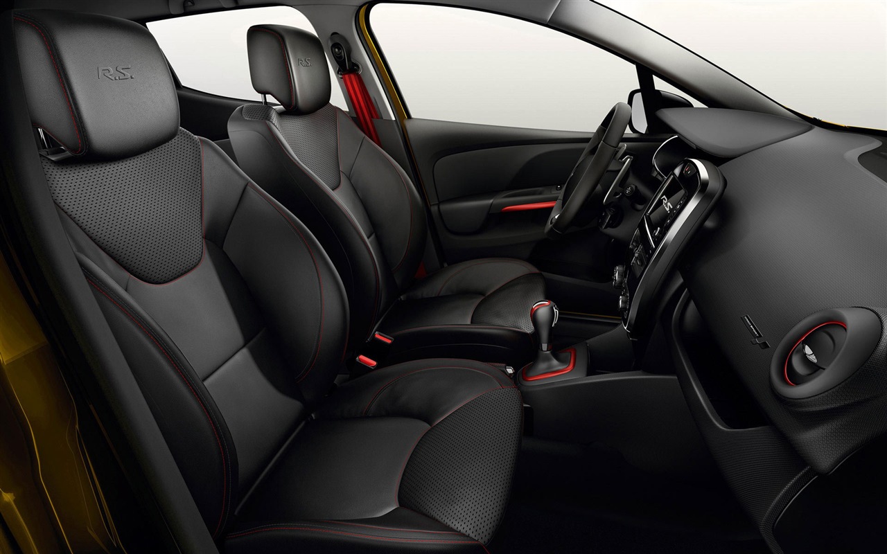 2013 雷諾CLIO RS200黃色車高清壁紙 #9 - 1280x800