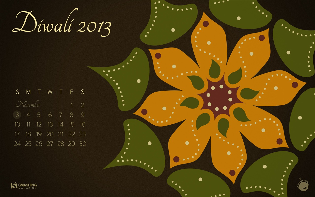 Novembre 2013 Calendar Wallpaper (2) #5 - 1280x800