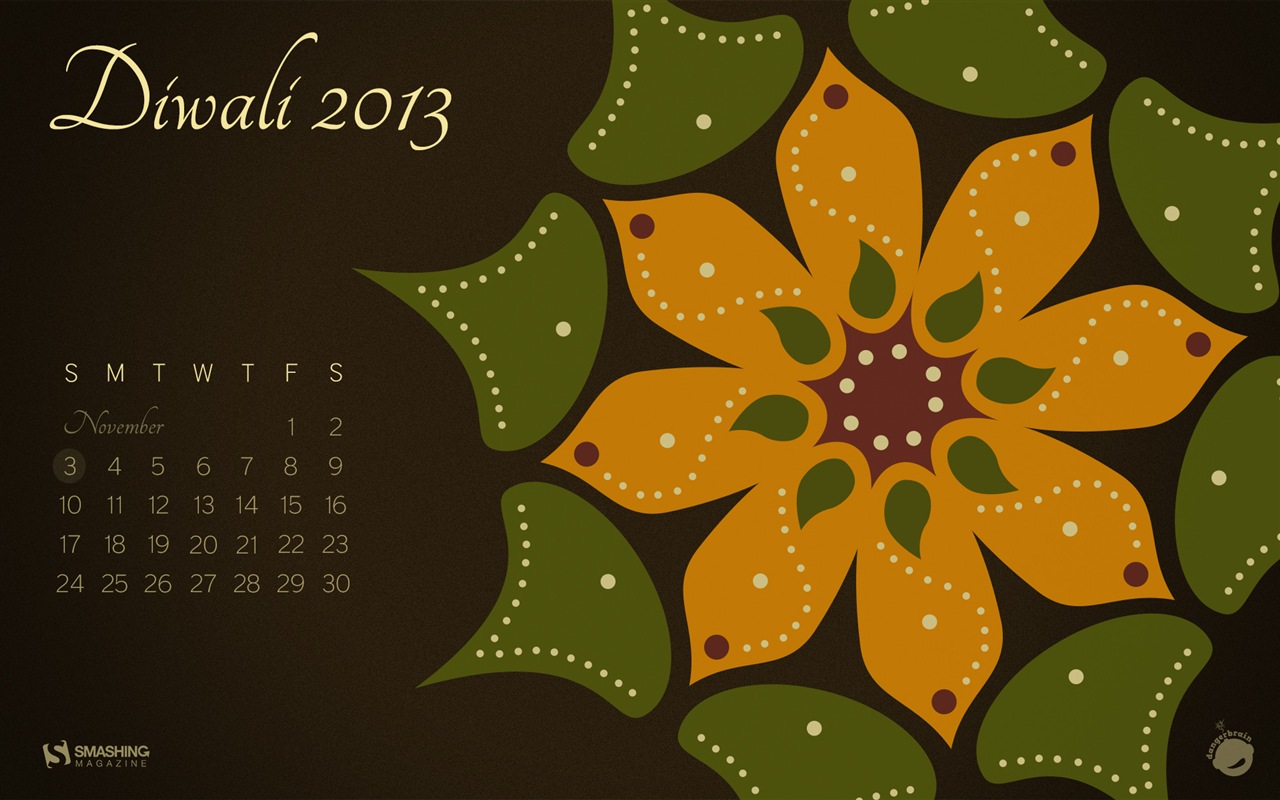 November 2013 Calendar wallpaper (2) #5 - 1280x800