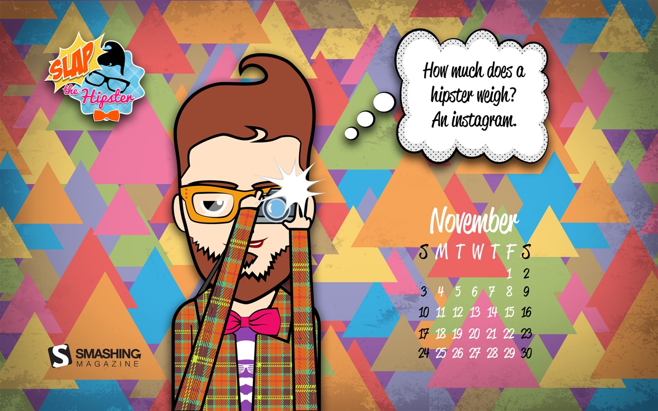 November 2013 Calendar wallpaper (2) #9 - 1280x800