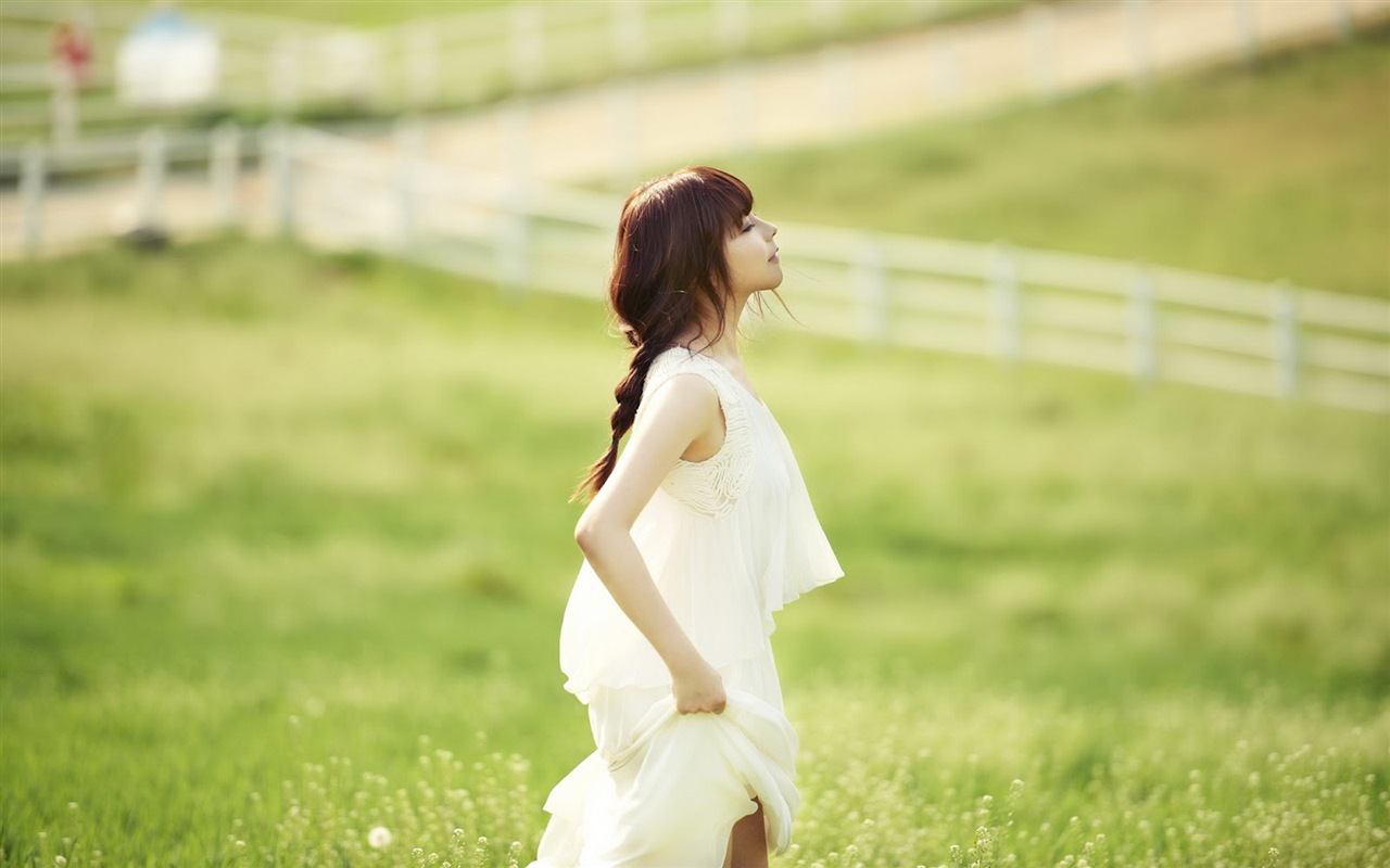 JUNIEL Korea krásné HD tapety na plochu dívky #6 - 1280x800