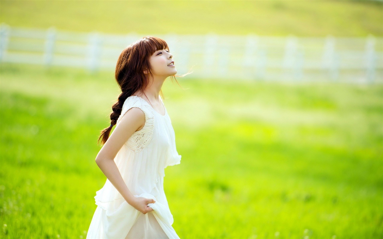 JUNIEL Korea krásné HD tapety na plochu dívky #11 - 1280x800