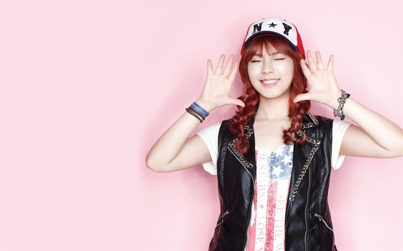 JUNIEL Korea krásné HD tapety na plochu dívky #16 - 1280x800