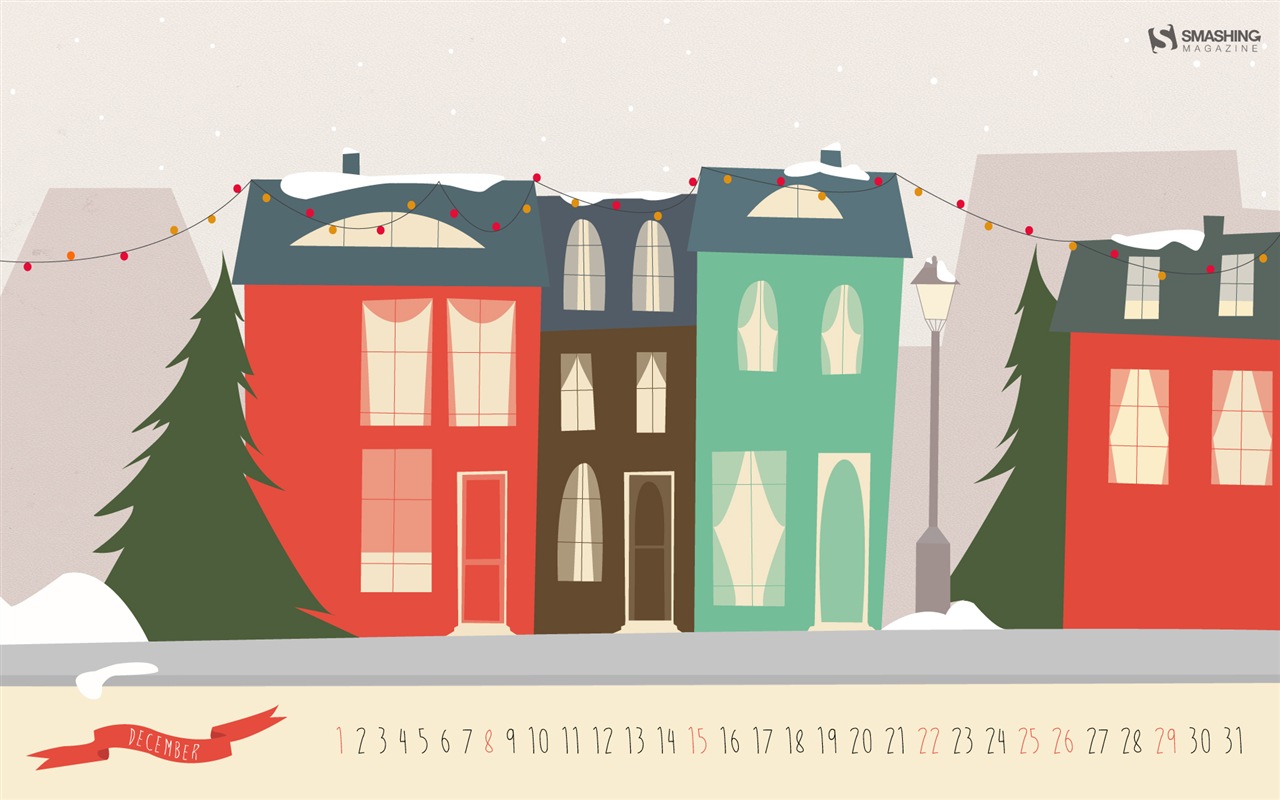 December 2013 Calendar wallpaper (1) #8 - 1280x800