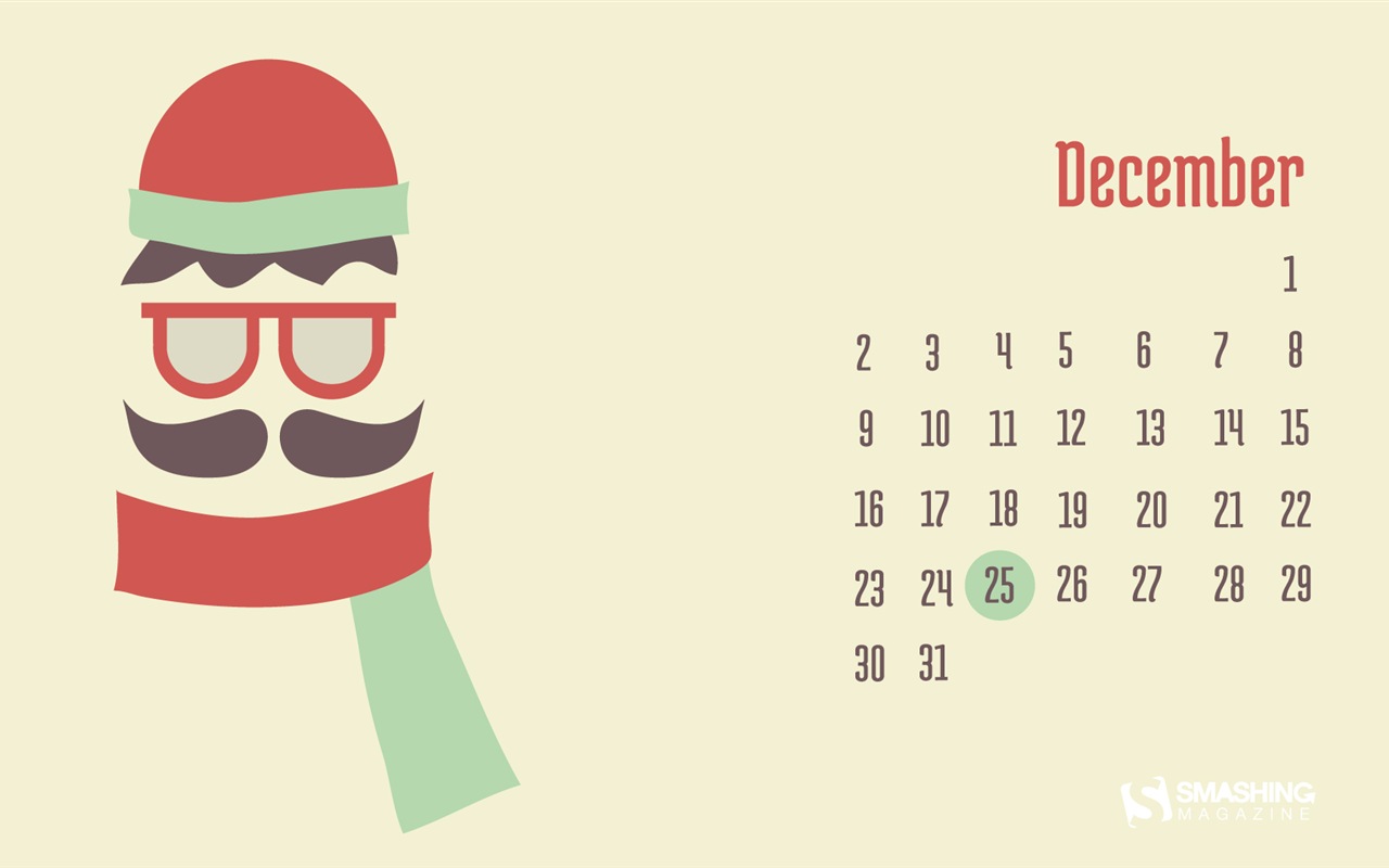 Dezember 2013 Kalender Wallpaper (1) #13 - 1280x800