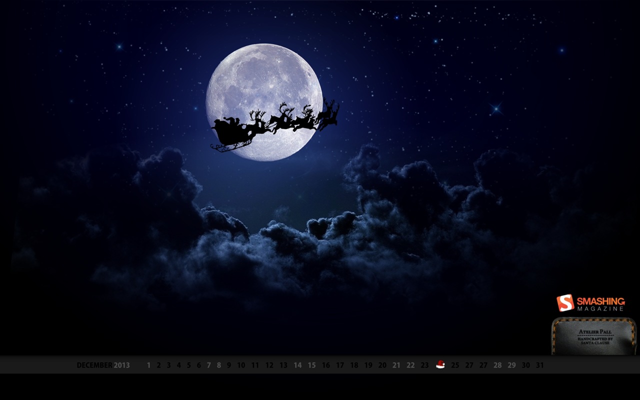 2013年12月 月曆壁紙(一) #18 - 1280x800