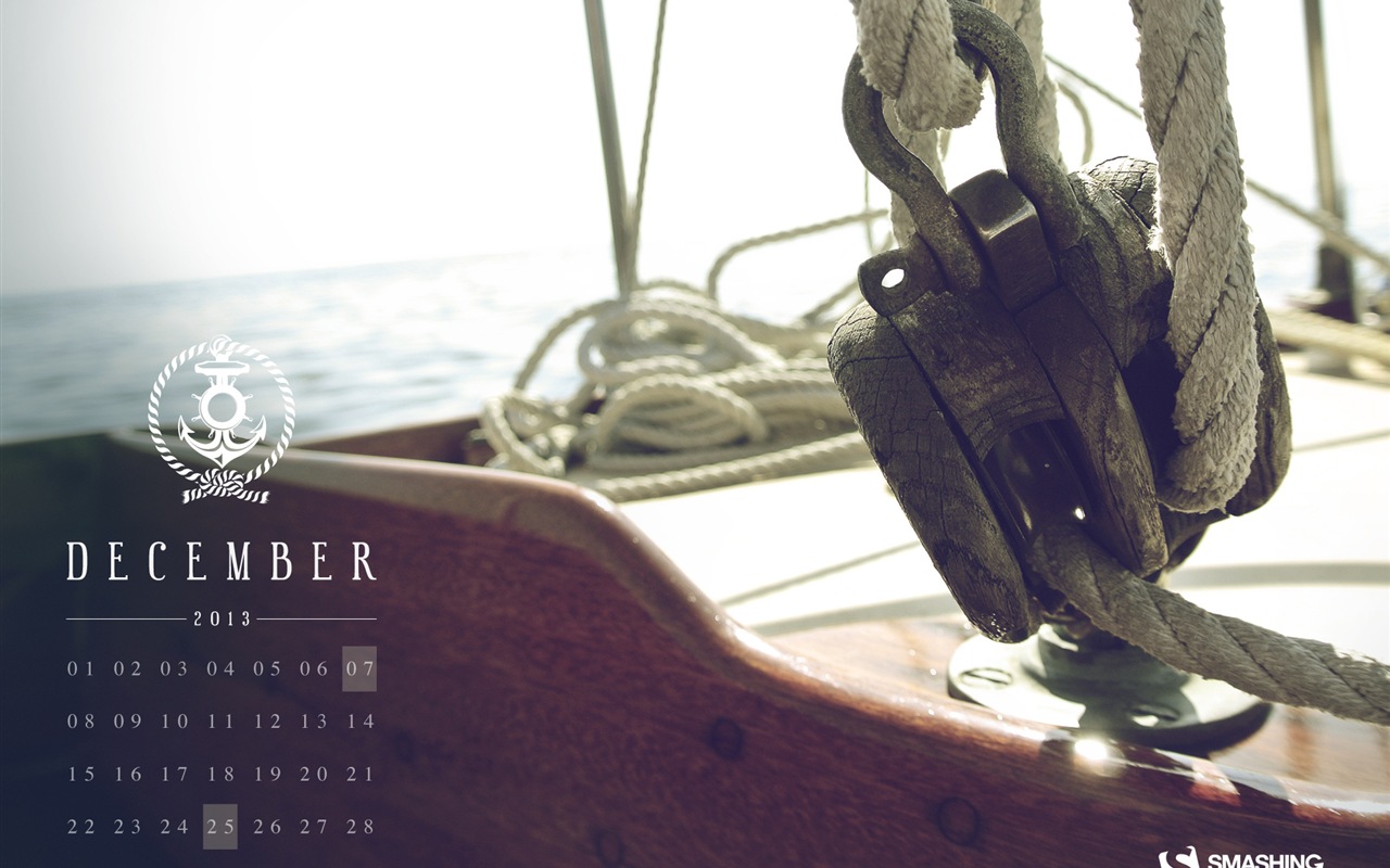 December 2013 Calendar wallpaper (2) #10 - 1280x800