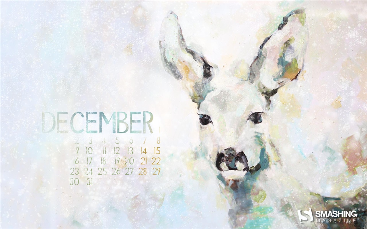 December 2013 Calendar wallpaper (2) #17 - 1280x800
