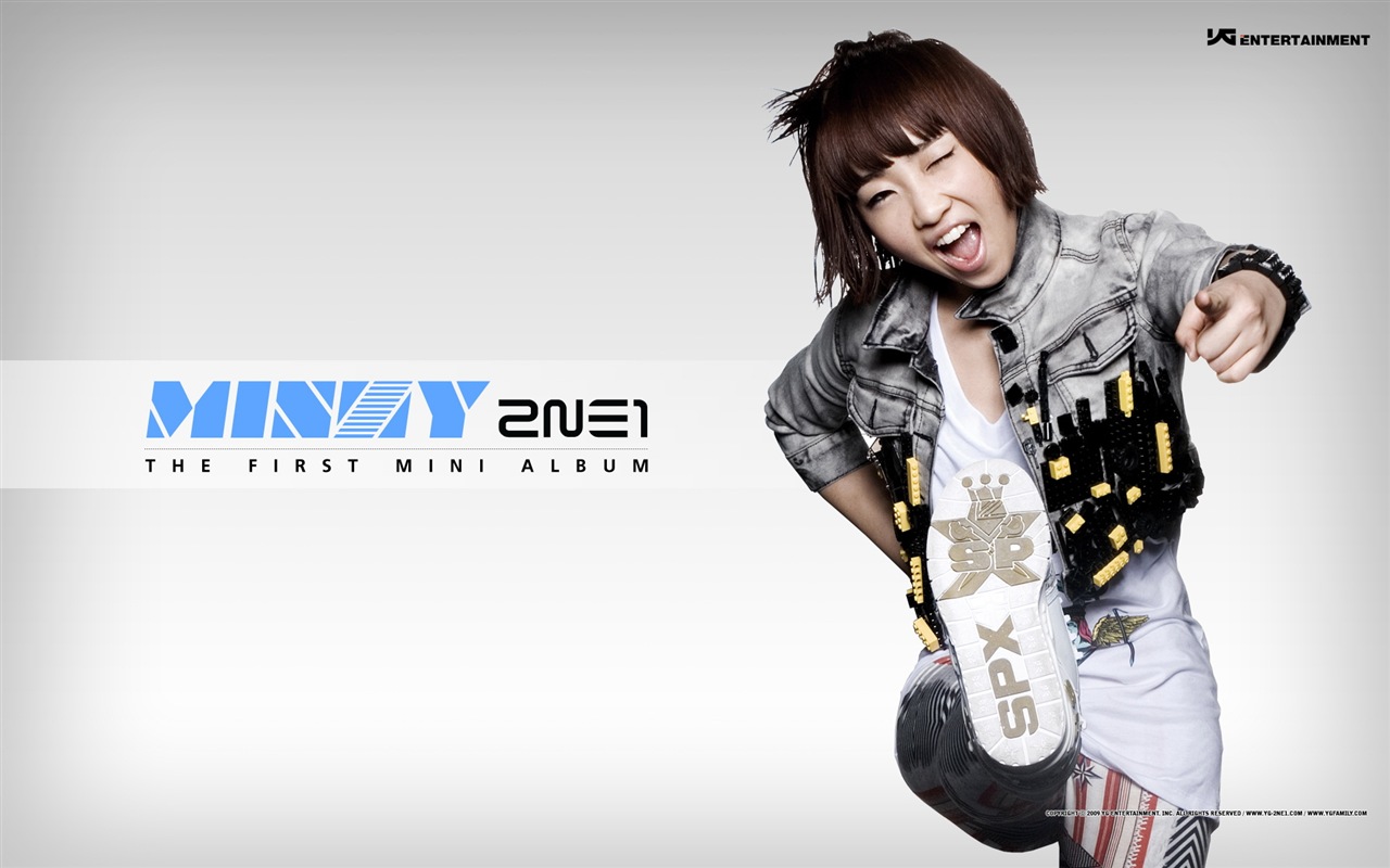 Korean music girls skupina 2NE1 HD tapety na plochu #5 - 1280x800