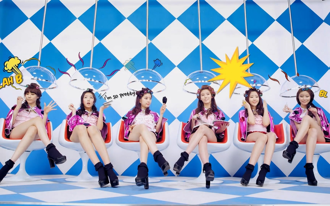 DalShabet Korean music beautiful girls HD wallpapers #3 - 1280x800