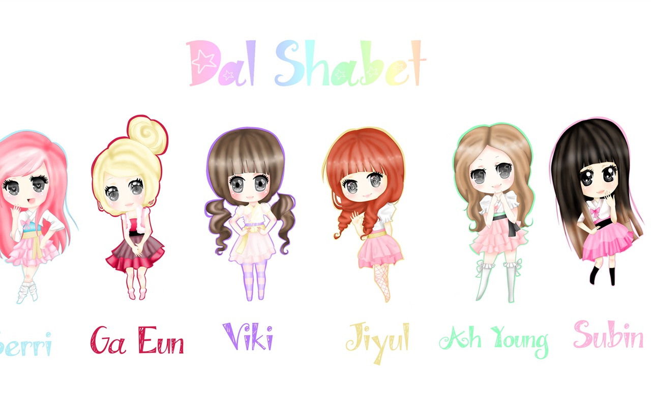 DalShabet Korean music krásné dívky HD Tapety na plochu #4 - 1280x800